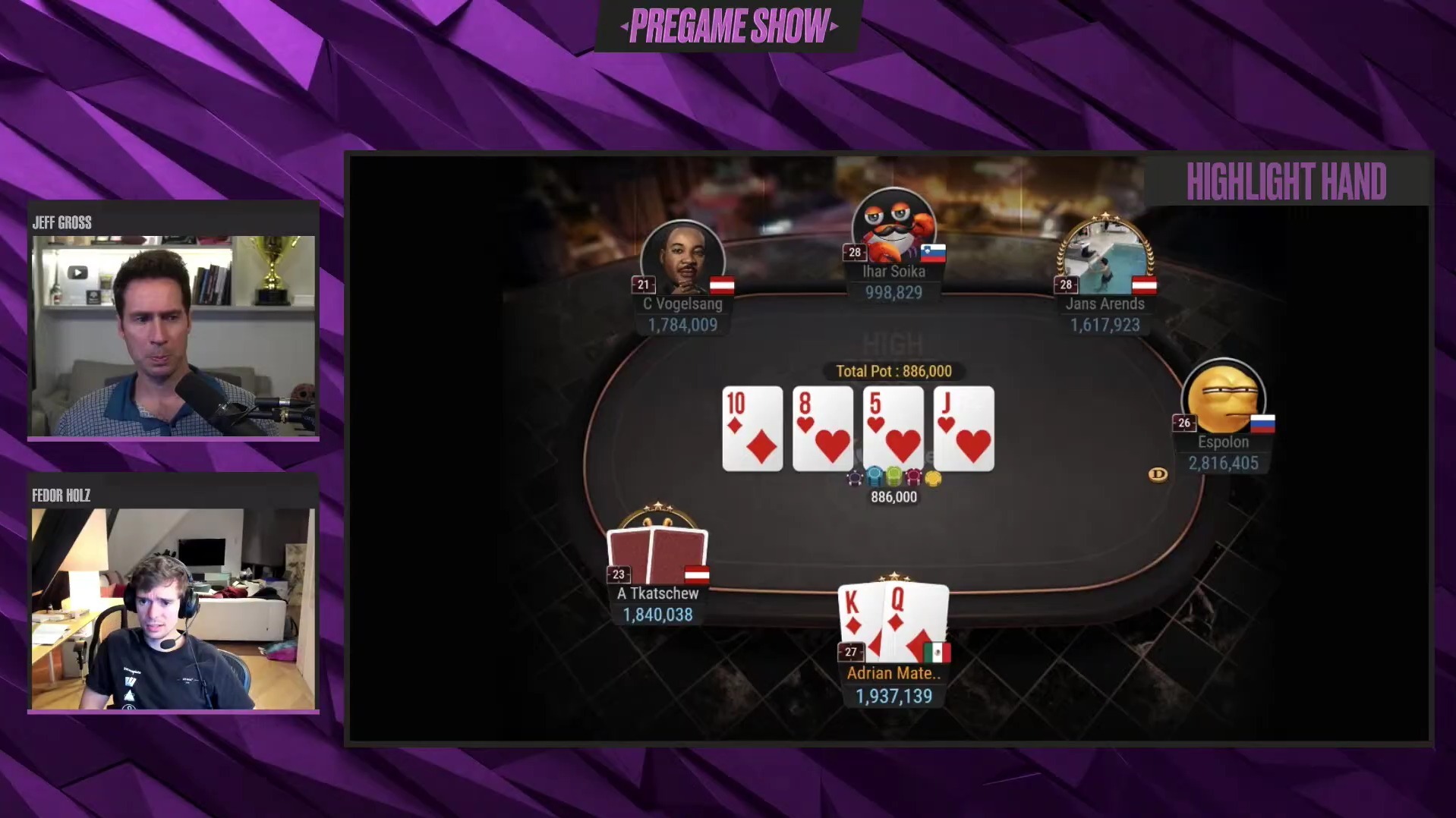 20250326 Super High Roller Poker FINAL TABLE Fedor Holz