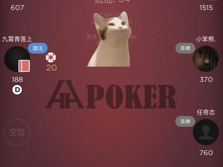 HHpoker:AA狗垃圾又输了 #禁止赌博
