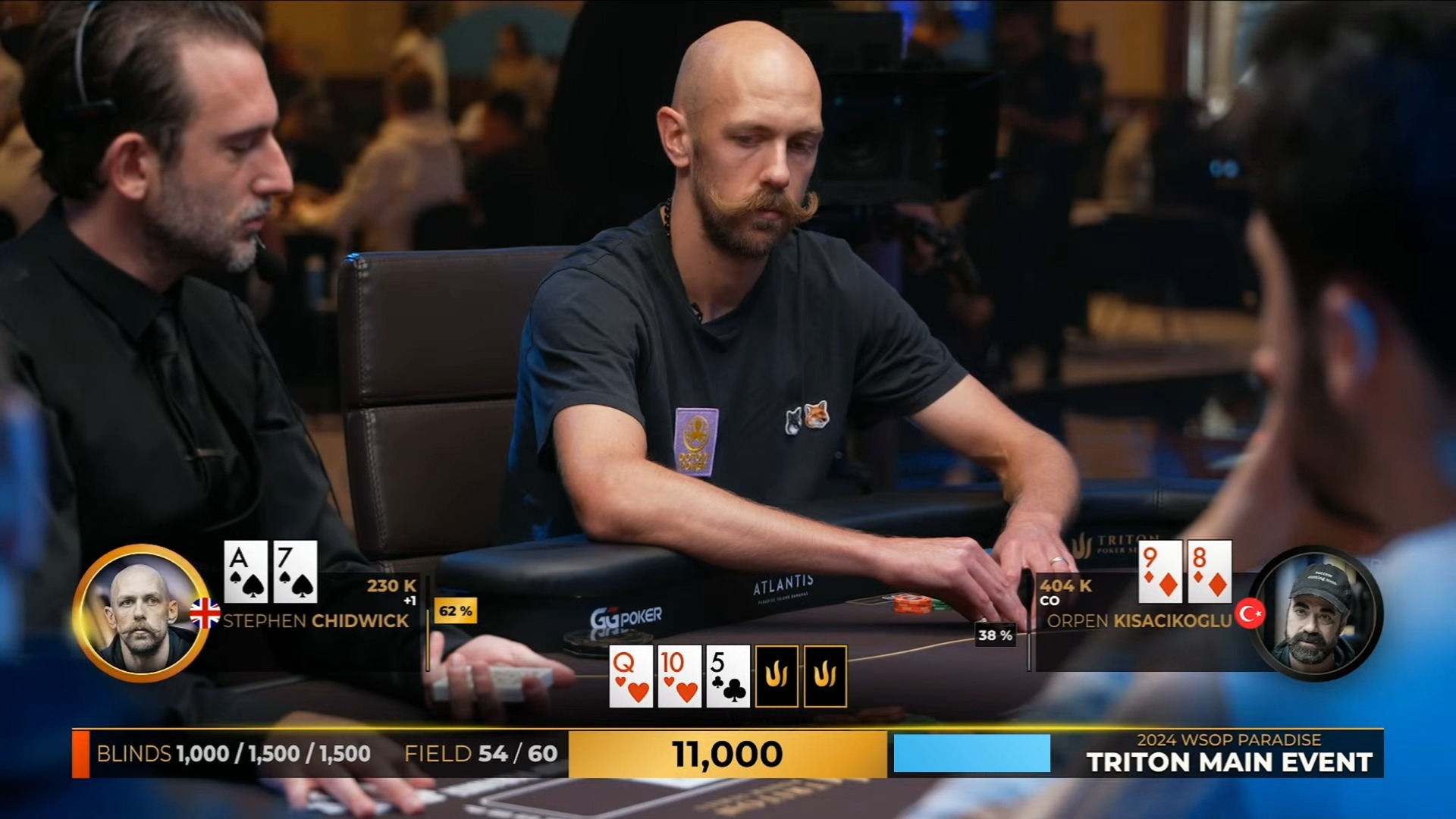 2024.12.11 直播 传奇扑克WSOP天堂岛 $100k买入 第2集