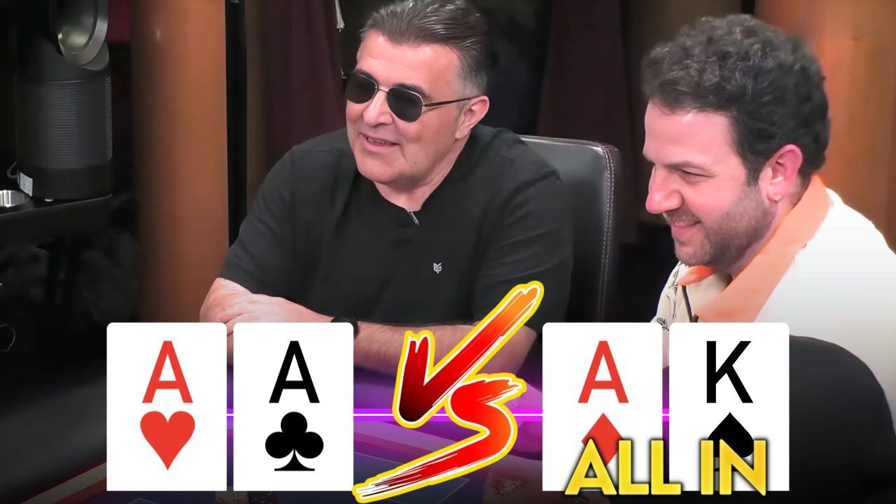 Hustler直播|口袋A All IN， Hustler高额Cash Game $86,000 Pot