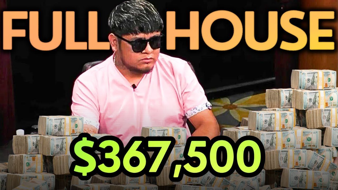 Hustler Casino 直播cash game争夺六位数的巨额底池