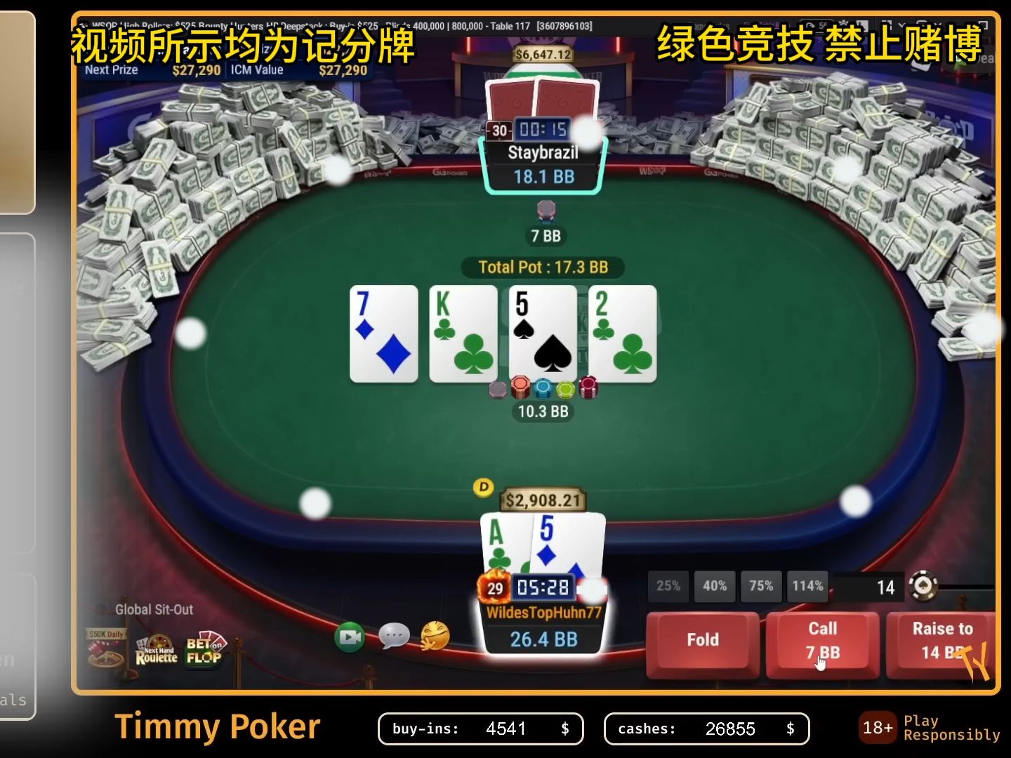 525赏金赛 夺冠之路
