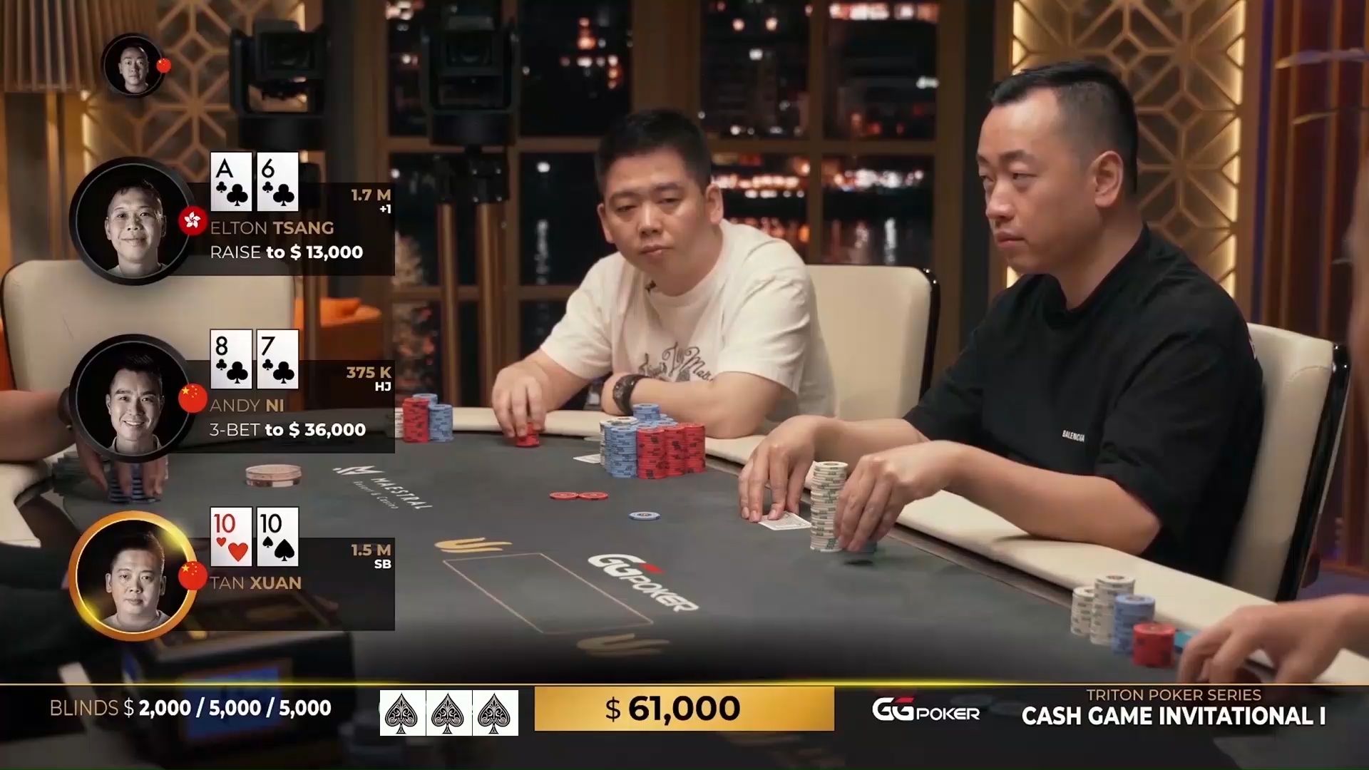 【大鹏德州扑克】跟不动的牌要加注，谈老板翻前4bet！