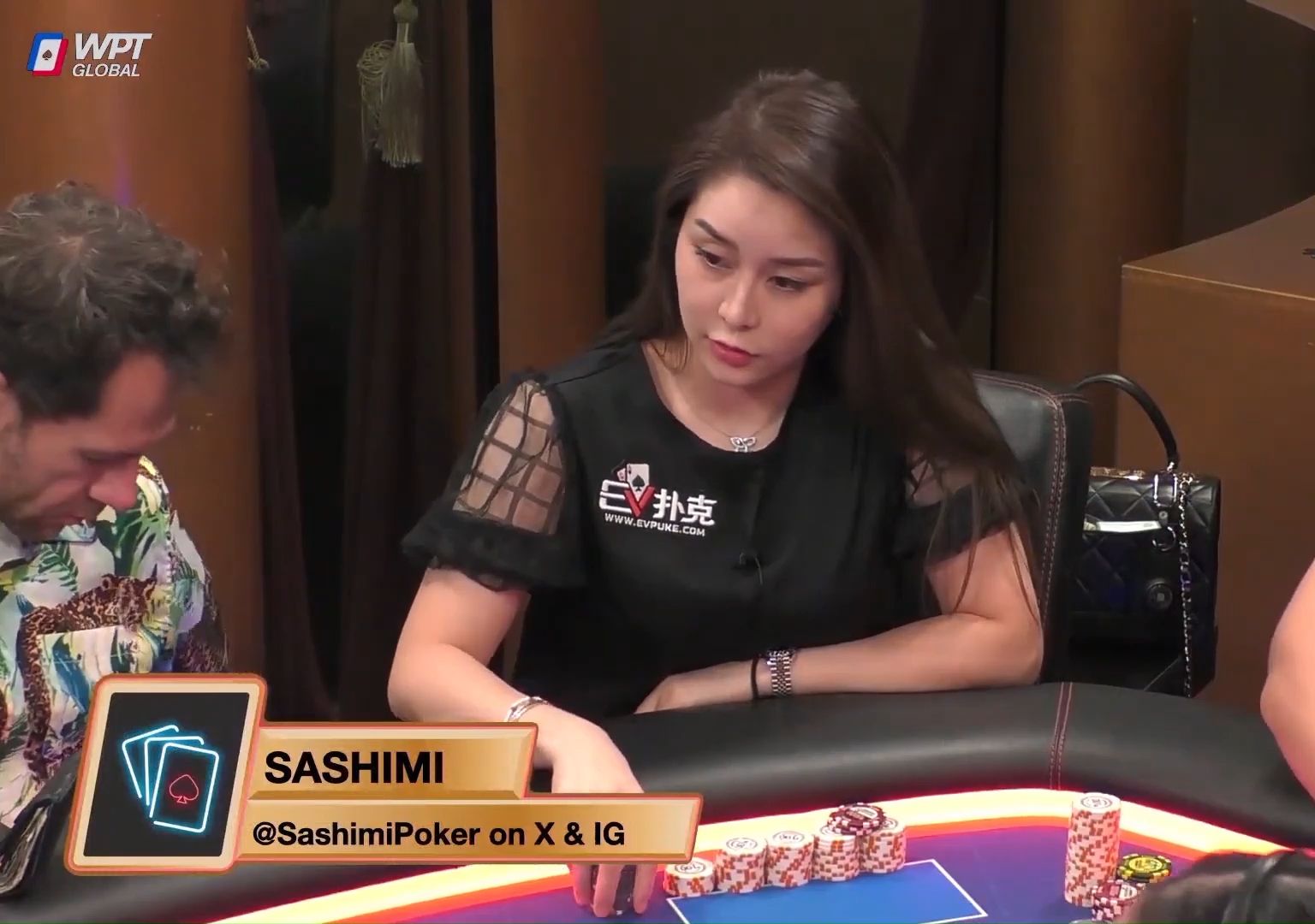 【大鹏德州扑克】小甜甜布兰妮跑马SASHIMI！没有撤退可言！