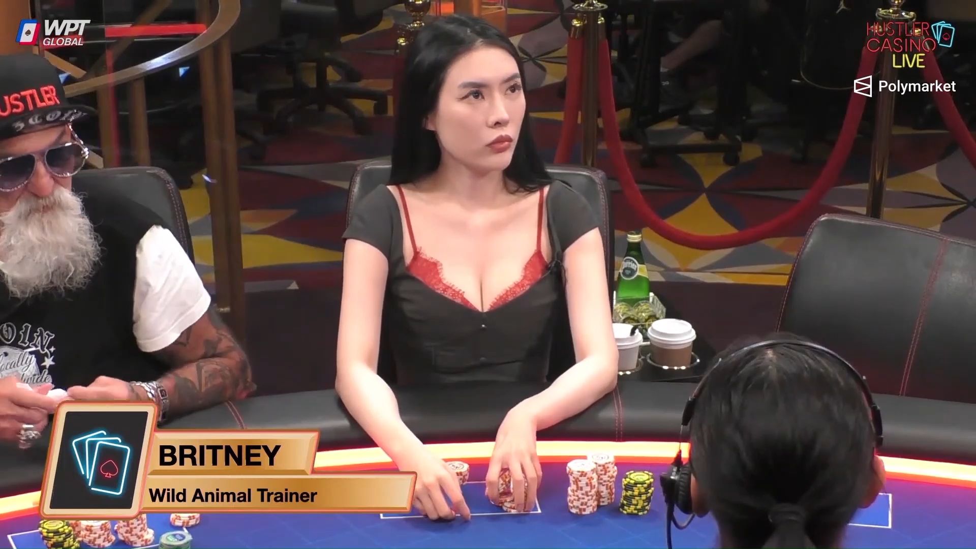 【大鹏德州扑克】中国美女牌手小甜甜布兰妮，ALLIN偷鸡！