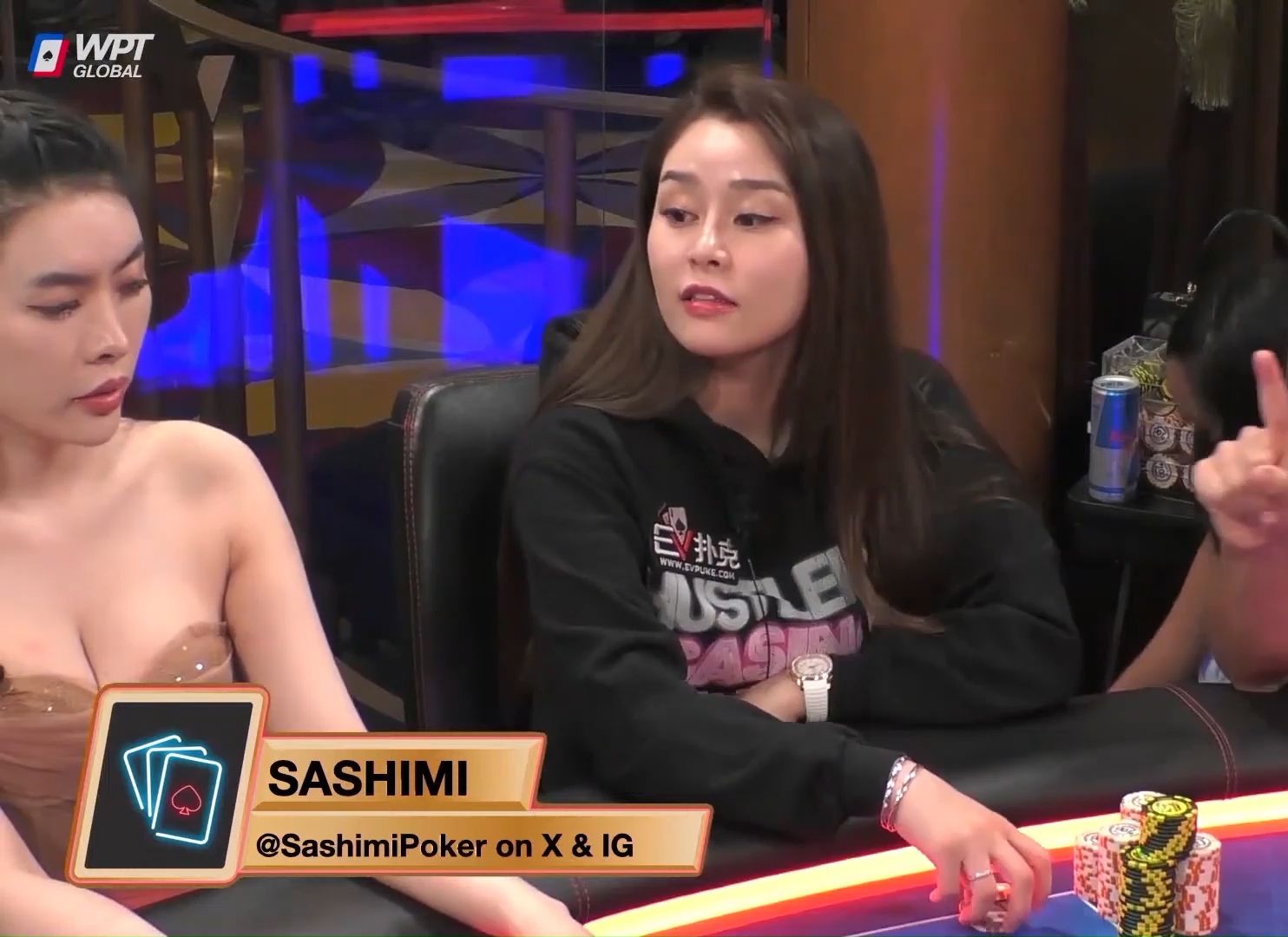【大鹏德州扑克】日本美女SASHIMI！顶对直接推了！
