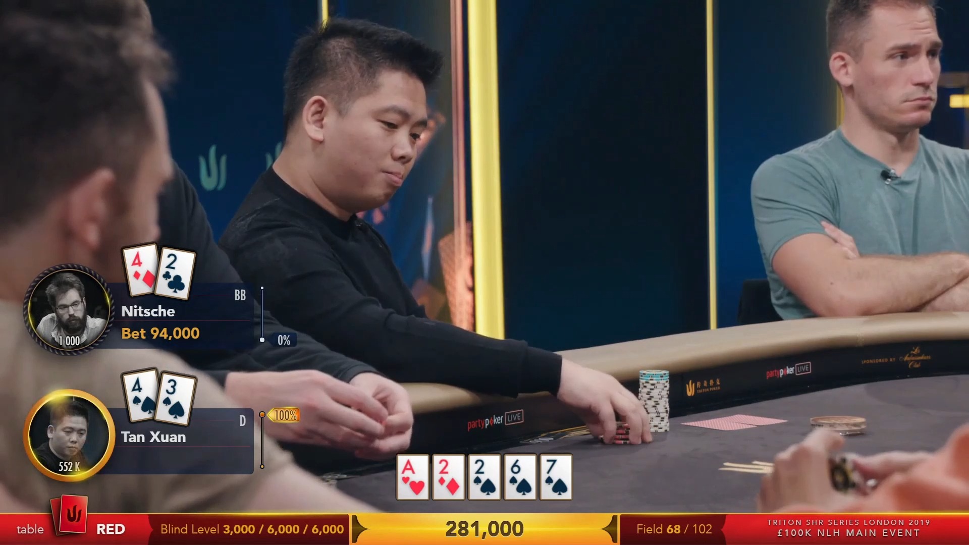 传奇扑克伦敦站德州扑克10W英镑长牌买入赛（二）