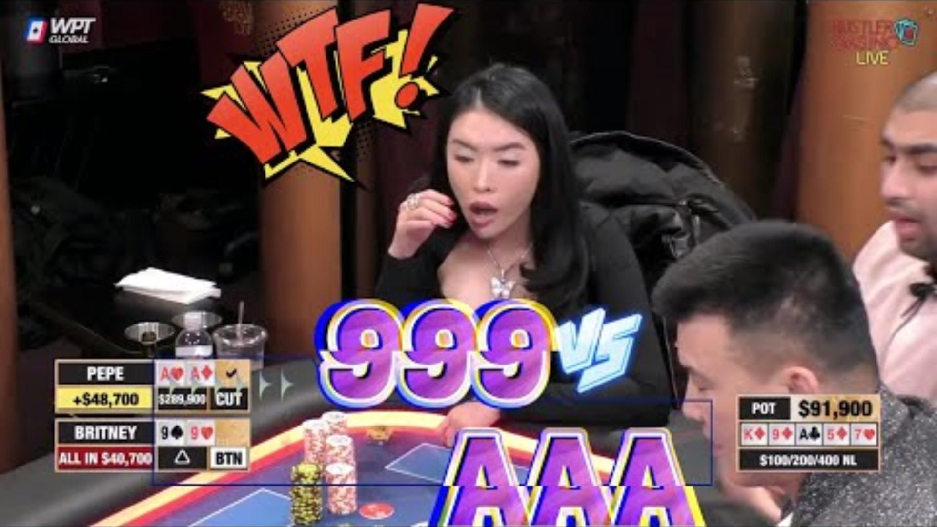 SET 9 vs SET A中国美女杀疯了ALL IN姐精彩集锦01