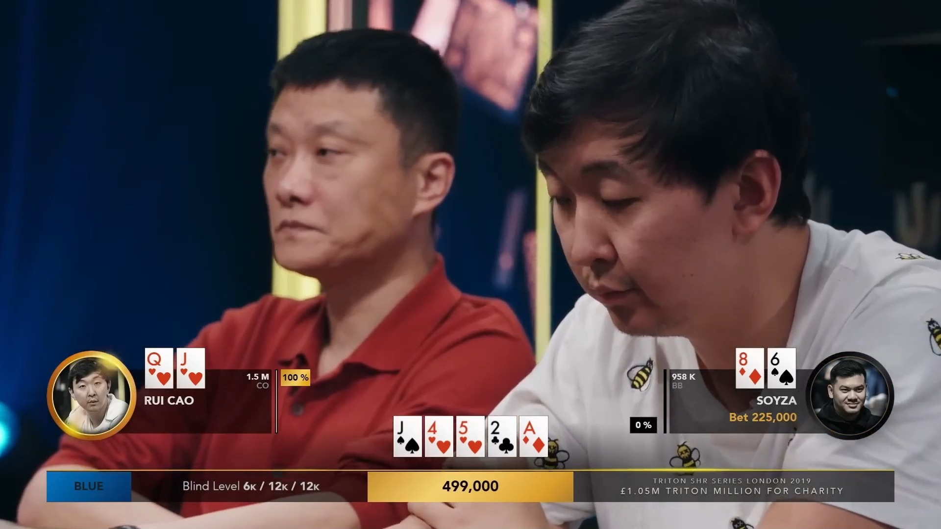 经典德扑赛事百万英镑买入赛（三）