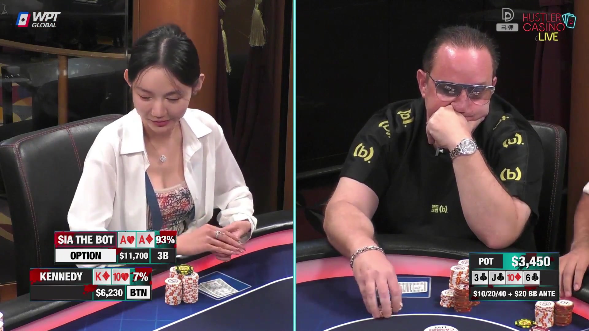 【德州扑克】SIA也是个暴脾气，3Bet、ALL IN一气呵成！