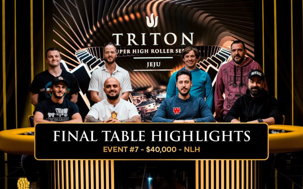 传奇扑克2024济州岛站 Event7 40K 决赛桌集锦