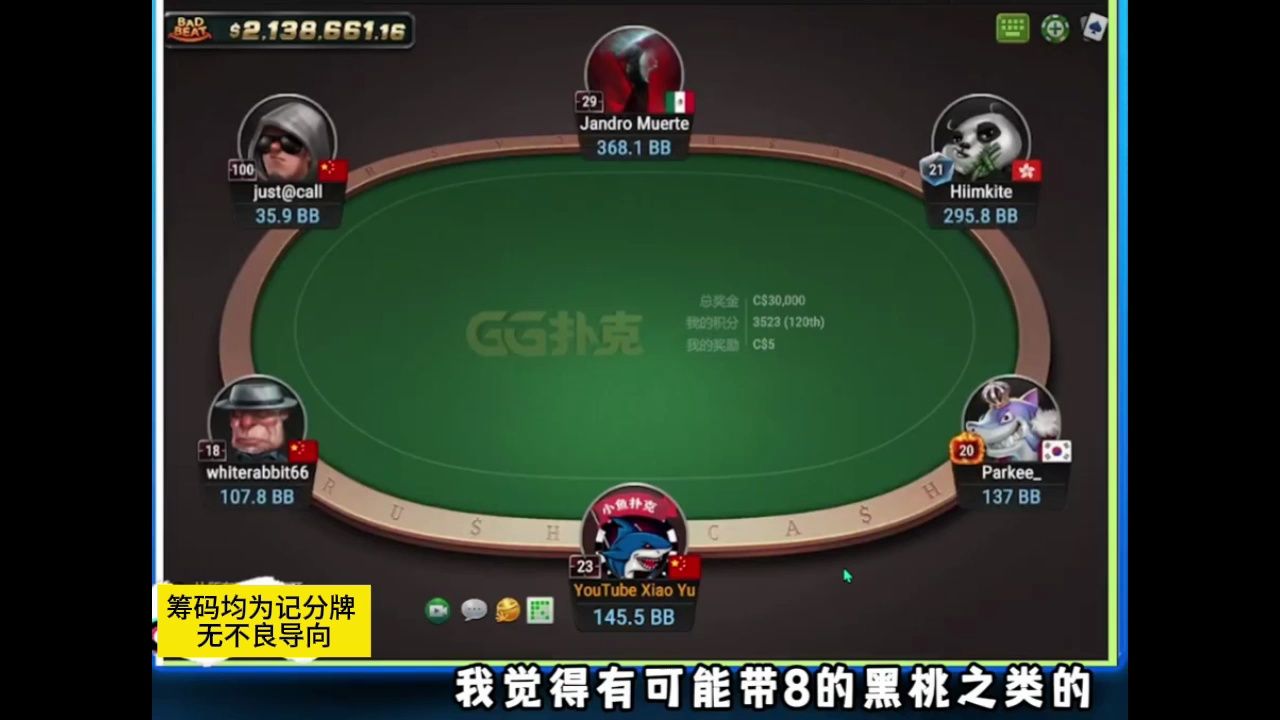 AA有利位置call4B；公对面也非要听花？河底你打多少我call多少！